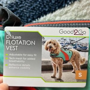 Dog floatation vest small